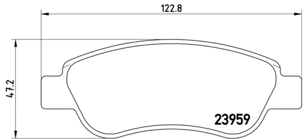 BREMBO Bremseklodser Front (AYGO, C1, 107) - Billede 2