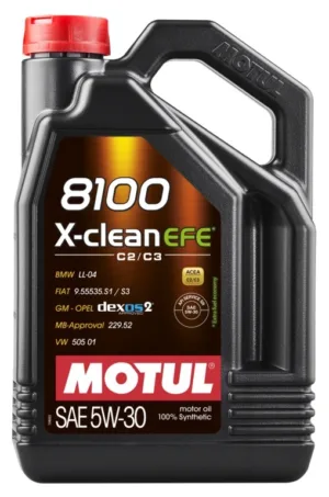 Motul 8100 X-Clean EFE 5W-30 4L