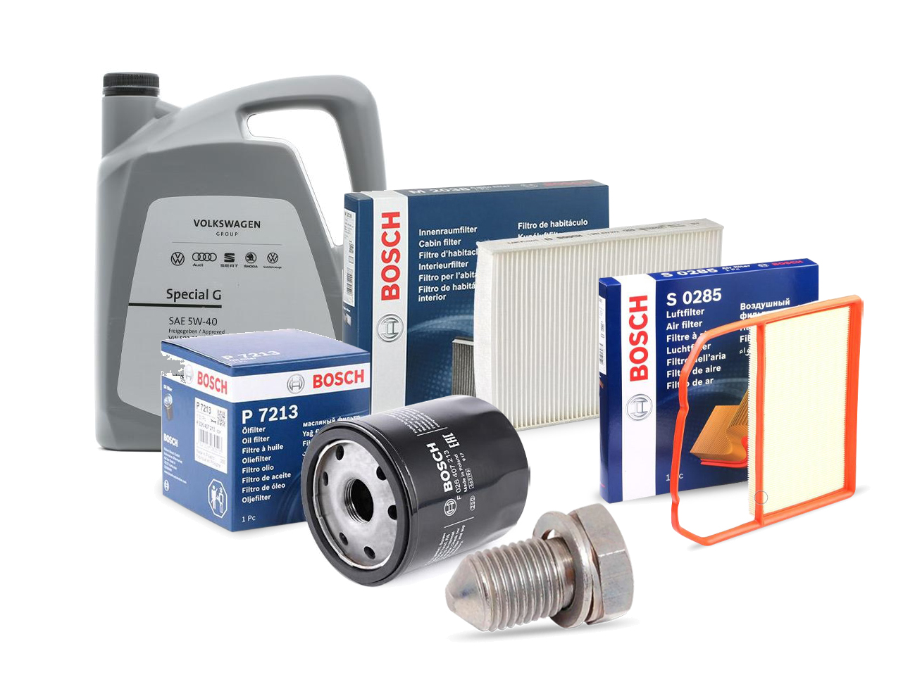 Service Kit Stort, inkl olie (UP, MII OG CITIGO)